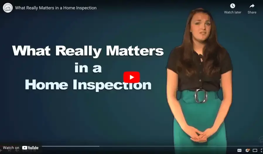 What Really Matters in a Home Inspection.
